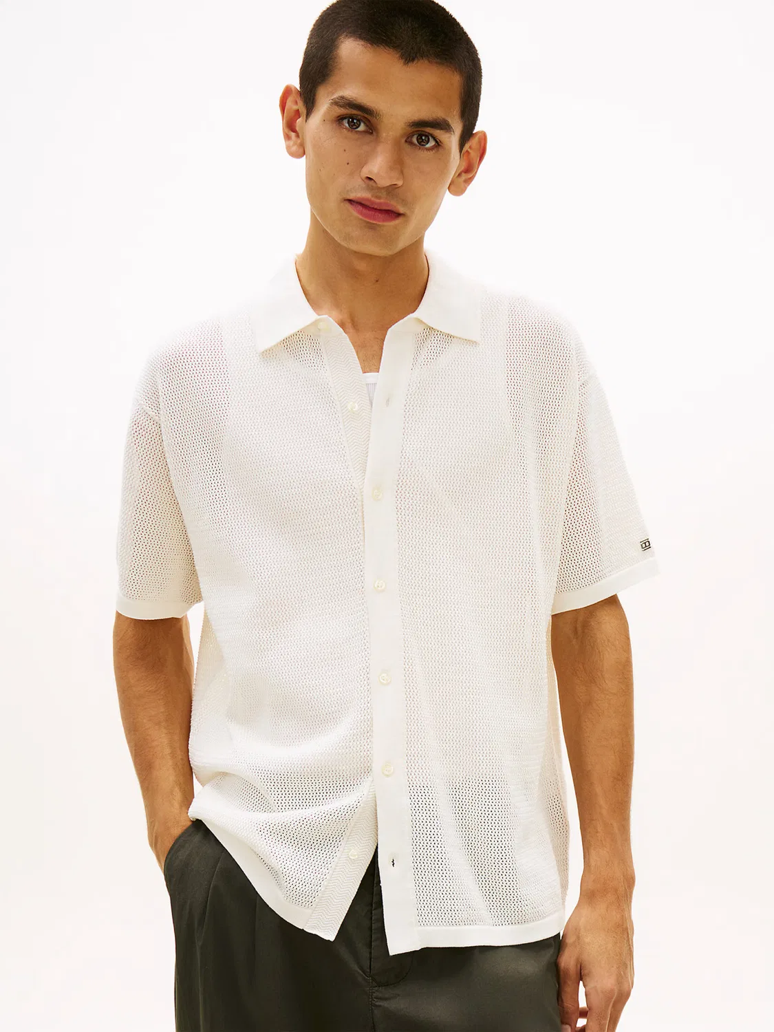 Вязаный кардиган Tommy Hilfiger, Cream