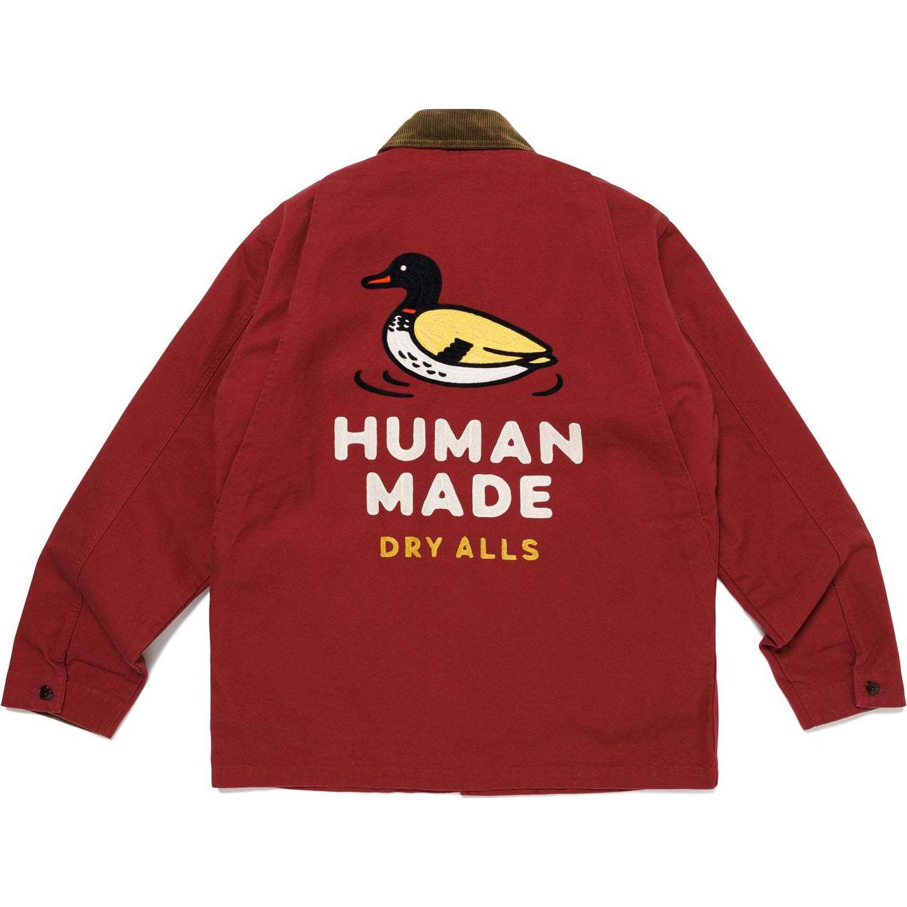

HUMAN MADE Рубашка с аппликацией утки, Red