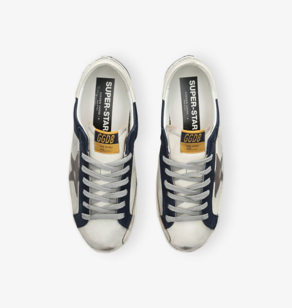 Низкие кожаные кроссовки Super-Star Golden Goose, мультиколор — фото 2