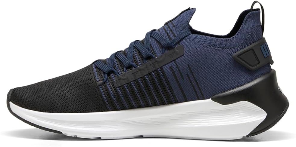 Мужские беговые кроссовки Puma Softride Symmetry Fuzion, черный/синий/темно-синий — фото 3