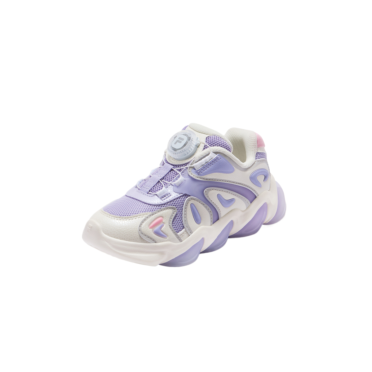 Кроссовки для детей Low top с технологией амортизации Flash FILA KIDS, фиолетовый/белый — фото 4