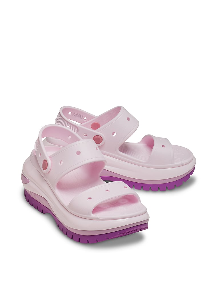 Классические мега-краш сандалии Crocs, мультиколор — фото 3