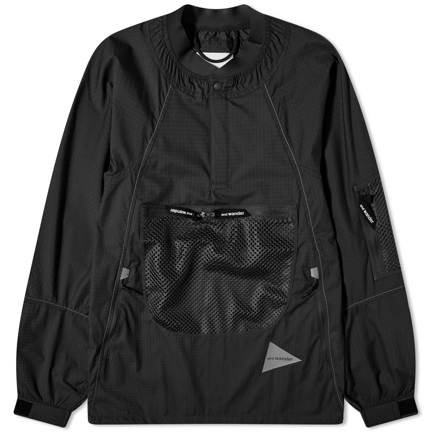 

Куртка And Wander Breathable Ripstop Pullover, черный