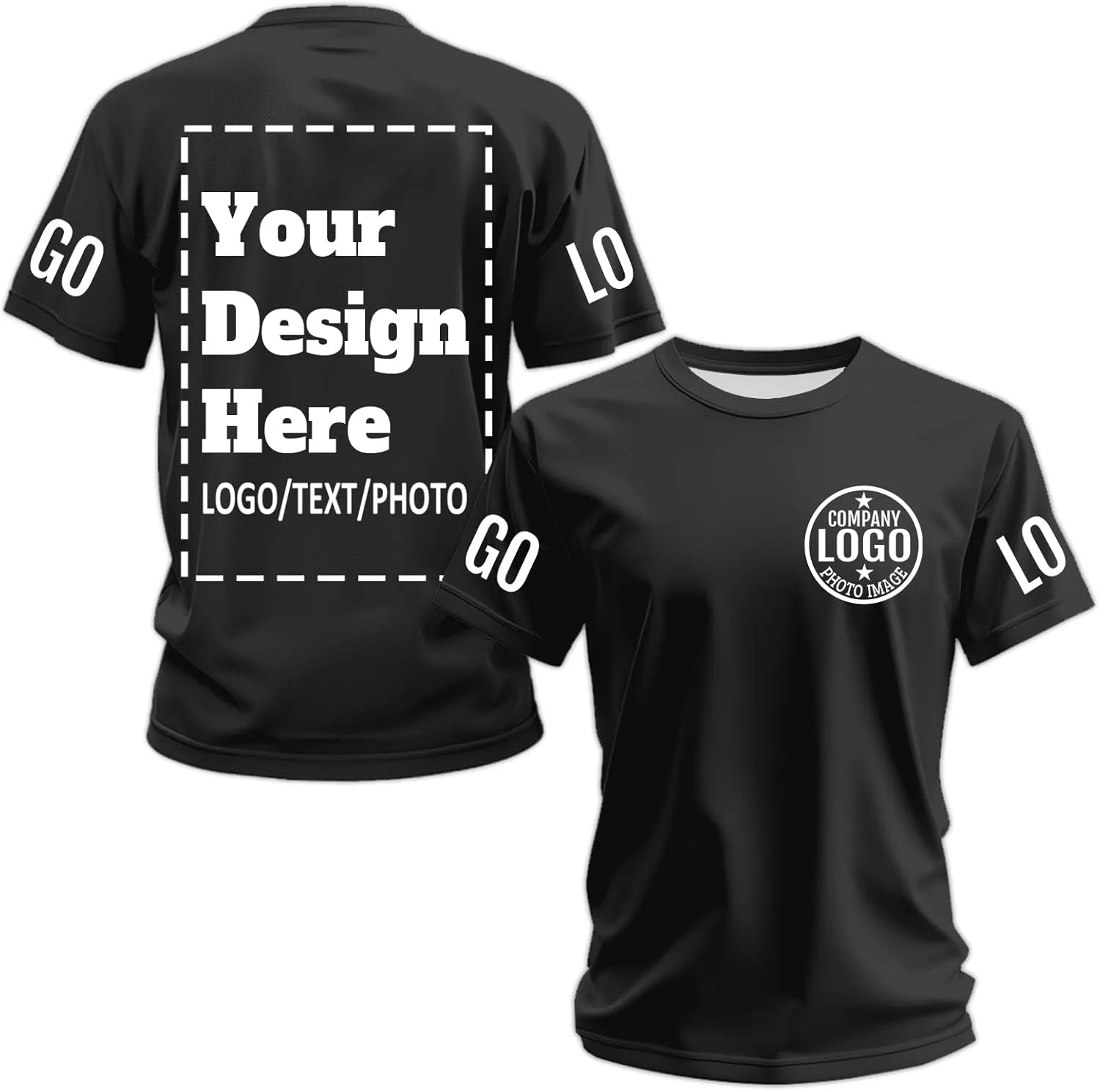 

Футболка Custom с логотипом и текстом