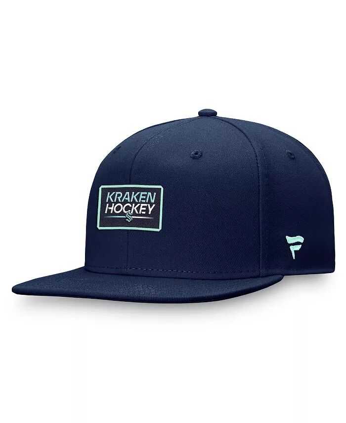 

Мужская бейсболка-кепка Seattle Kraken Authentic Pro Prime Snapback цвета Deep Sea Blue Fanatics