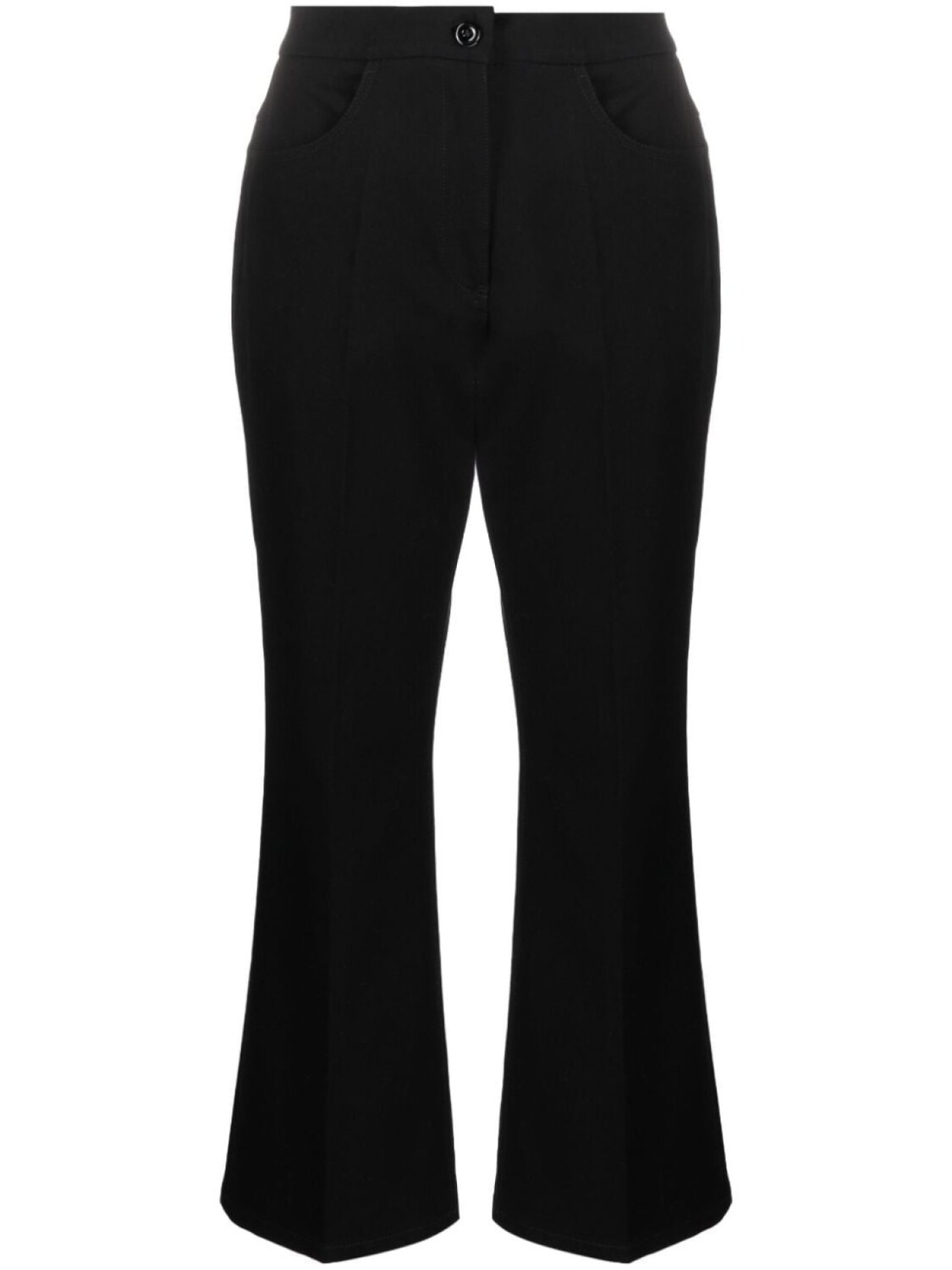 

Jil Sander расклешенные брюки со складками, черный