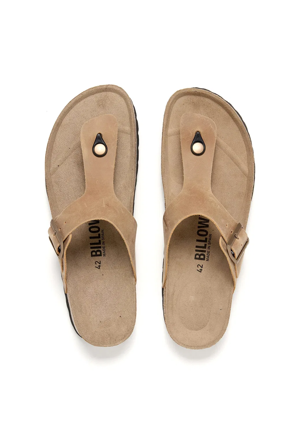 Сандалии кожаные Billowy коричневый — фото 4