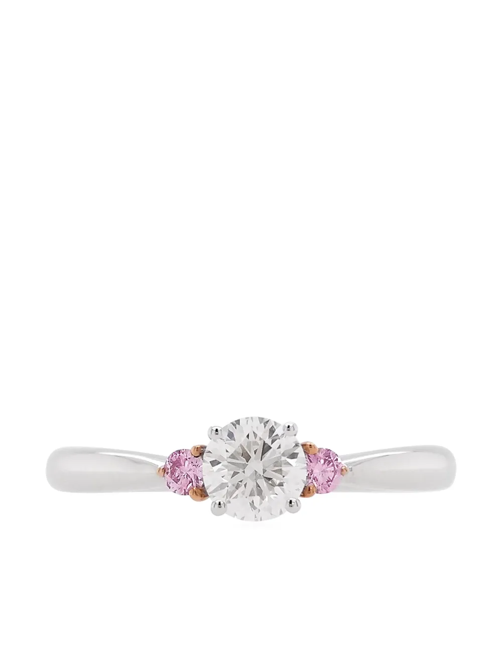 

Кольцо из белого золота с бриллиантами HYT Jewelry, серебяный