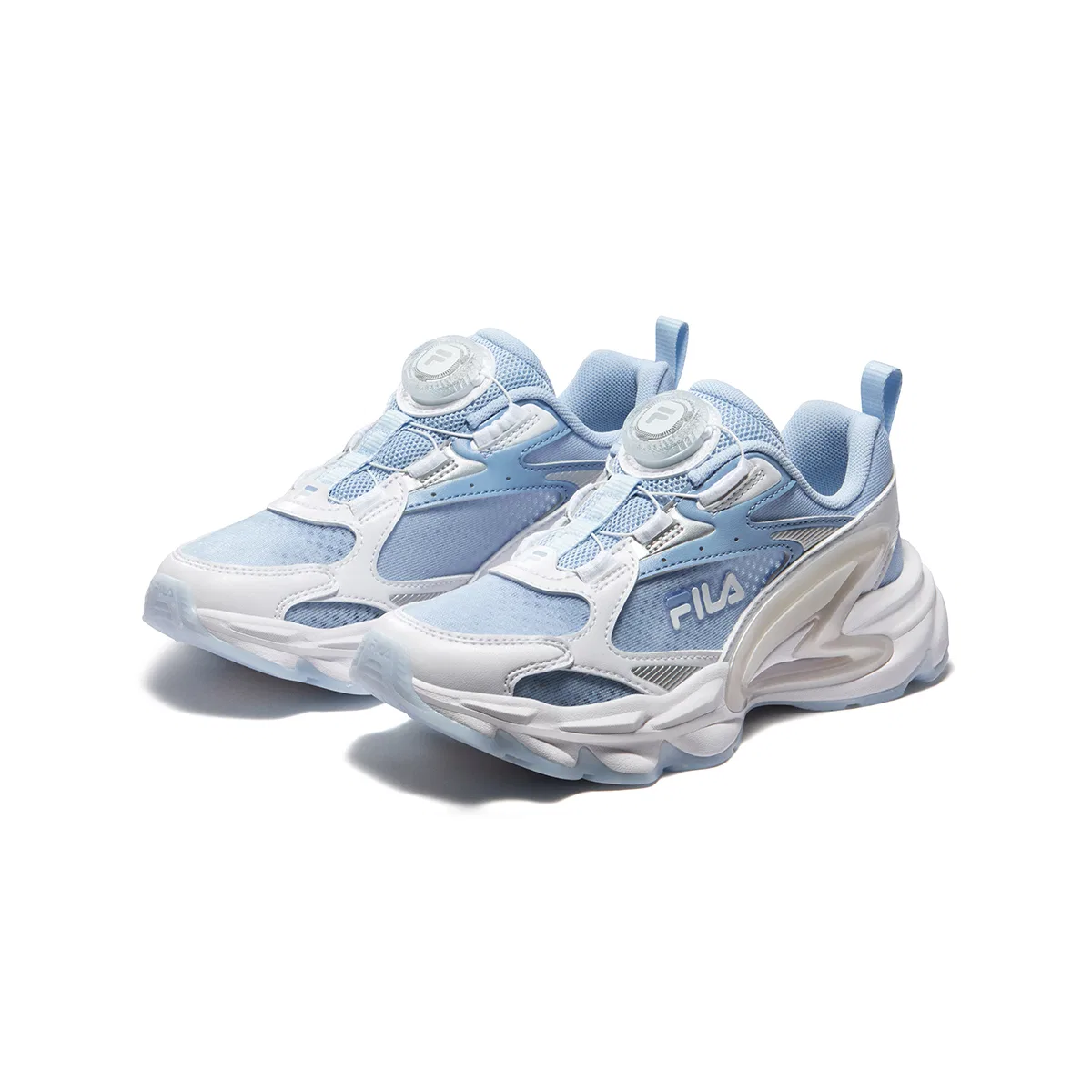 Детские беговые кроссовки PERFORMANCE FPF Kids' Running Shoes FILA KIDS, Sky Blue/FILA White — фото 4