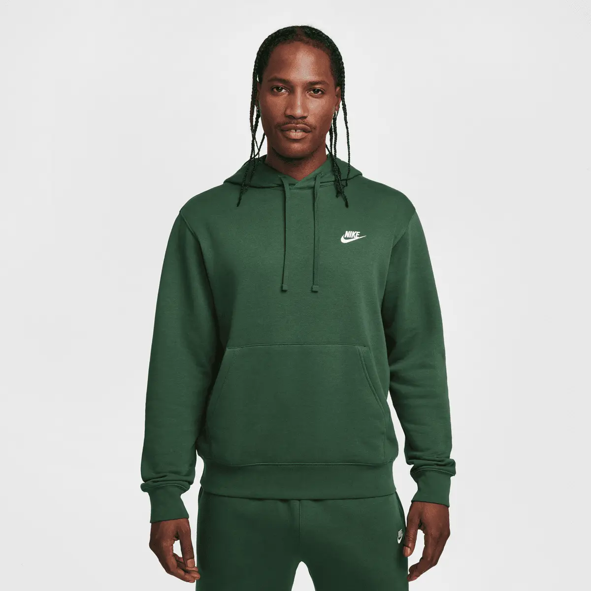 

Худи Nike Club Fleece, зеленый
