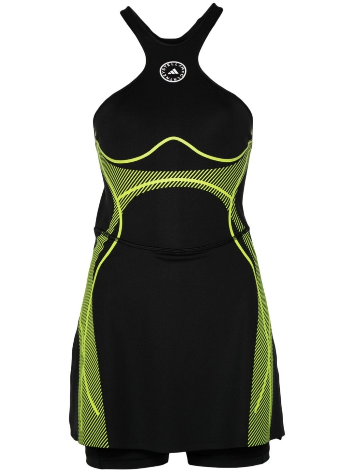 

Adidas by Stella McCartney купальник для бега TruePace, черный