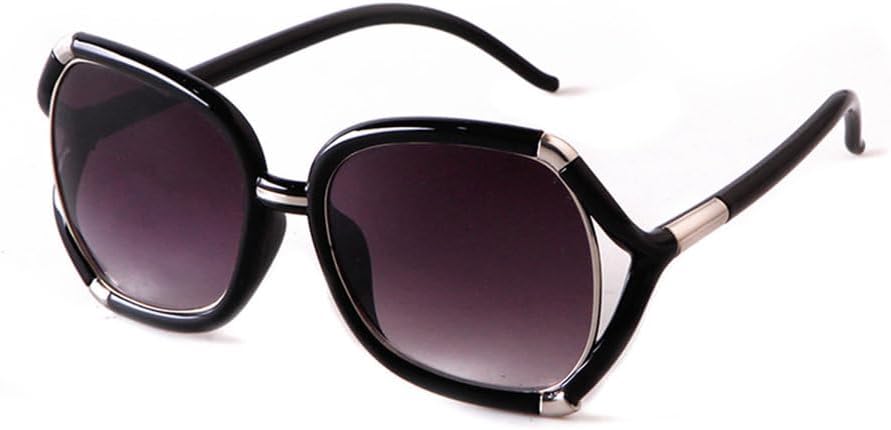 

Модные солнцезащитные очки в крупной оправе для женщин, с полой оправой, большие дорожные солнцезащитные очки, очки для зрения для женщин с защитой от УФ-излучения UV400 generic, C1 Black