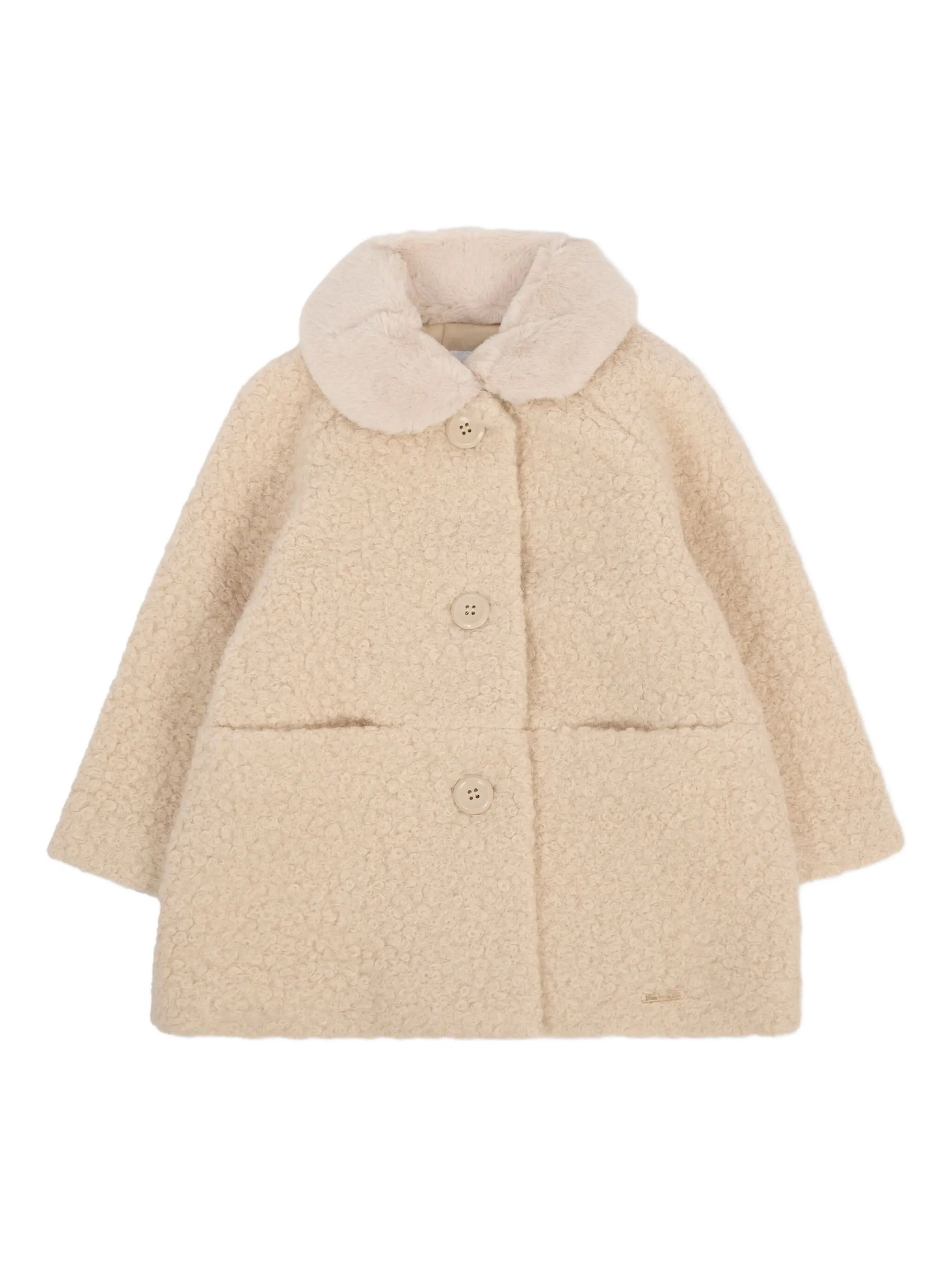 

Шуба из искусственного меха Mayoral, бежевый