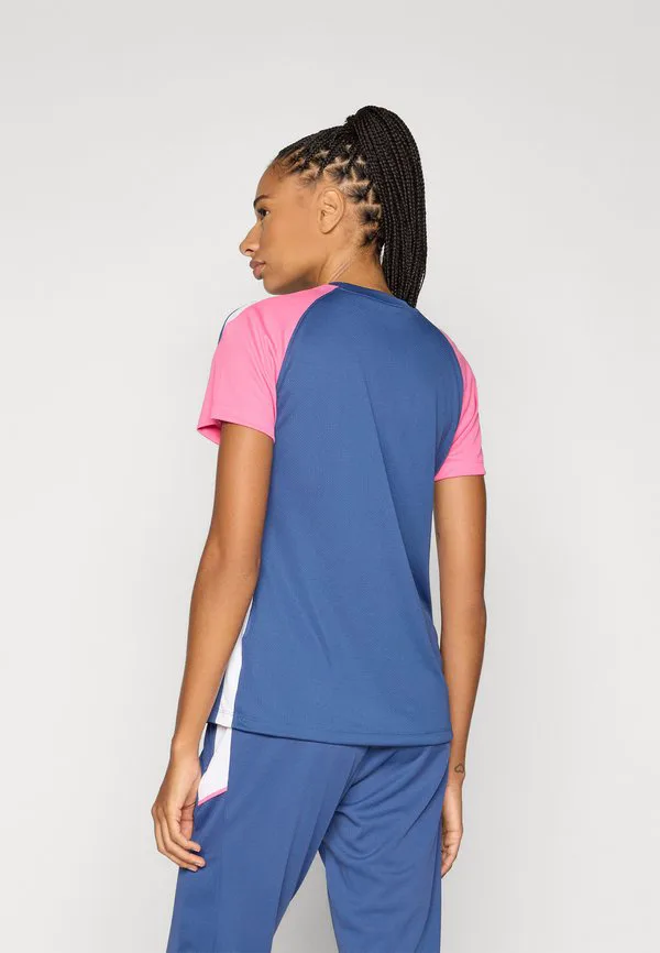 Лучшая спортивная футболка Nike Performance, Mystic Navy/White/Pinksicle — фото 3