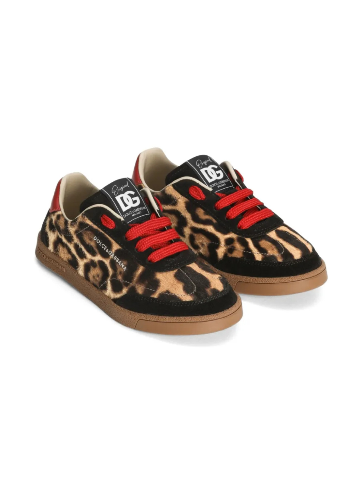 

Кроссовки Dolce & Gabbana Kids с леопардовым принтом, нейтральный
