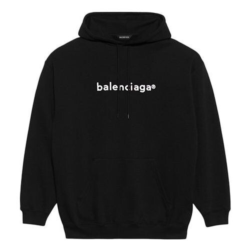 

Толстовка men's alphabet logo black Balenciaga, черный