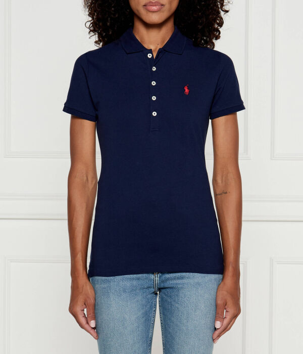 

Рубашка поло Джули Slim fit Polo Ralph Lauren, синий