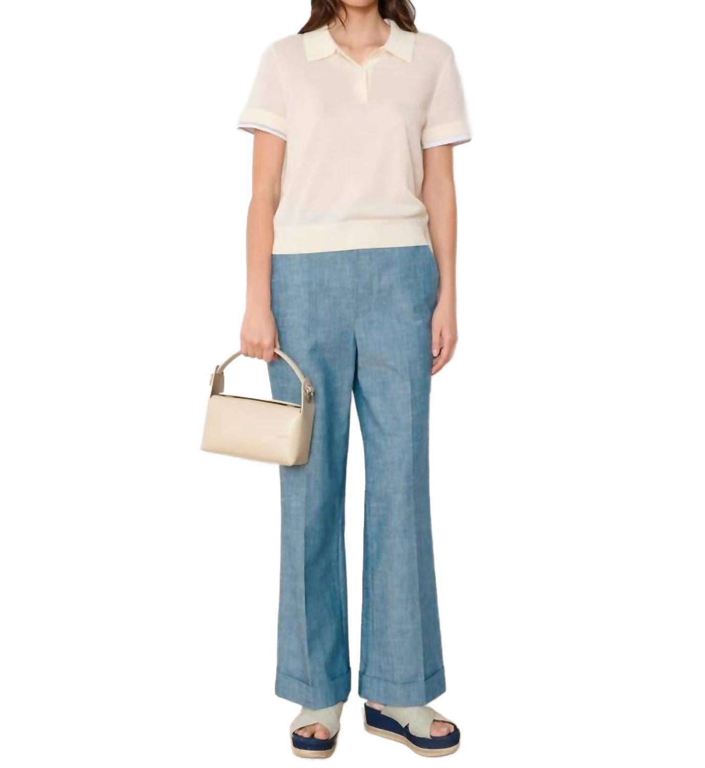 

Паркер Брюки в деним синем WE-AR4