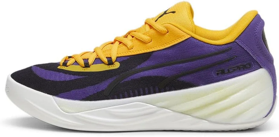Спортивные кроссовки PUMA Unisex All-pro Nitro Team, желтый/розовый — фото 4