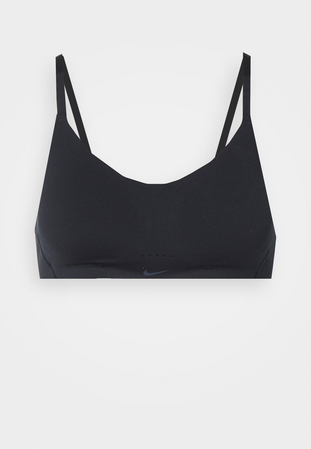 Спортивный бюстгальтер с легкой поддержкой ALATE MINIMALIST BRA Nike, черный — фото 2