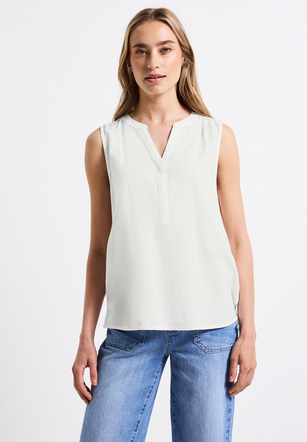 

Топ SPLIT NECK Street One, слоновая кость