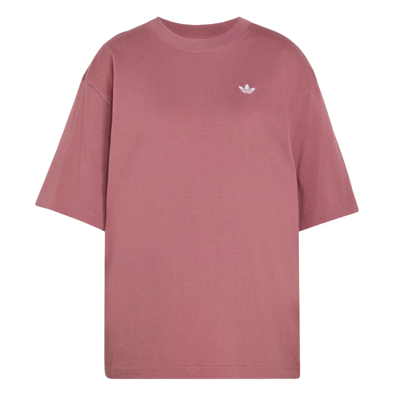 Рубашка оверсайз Adidas Originals Essentials бордового цвета