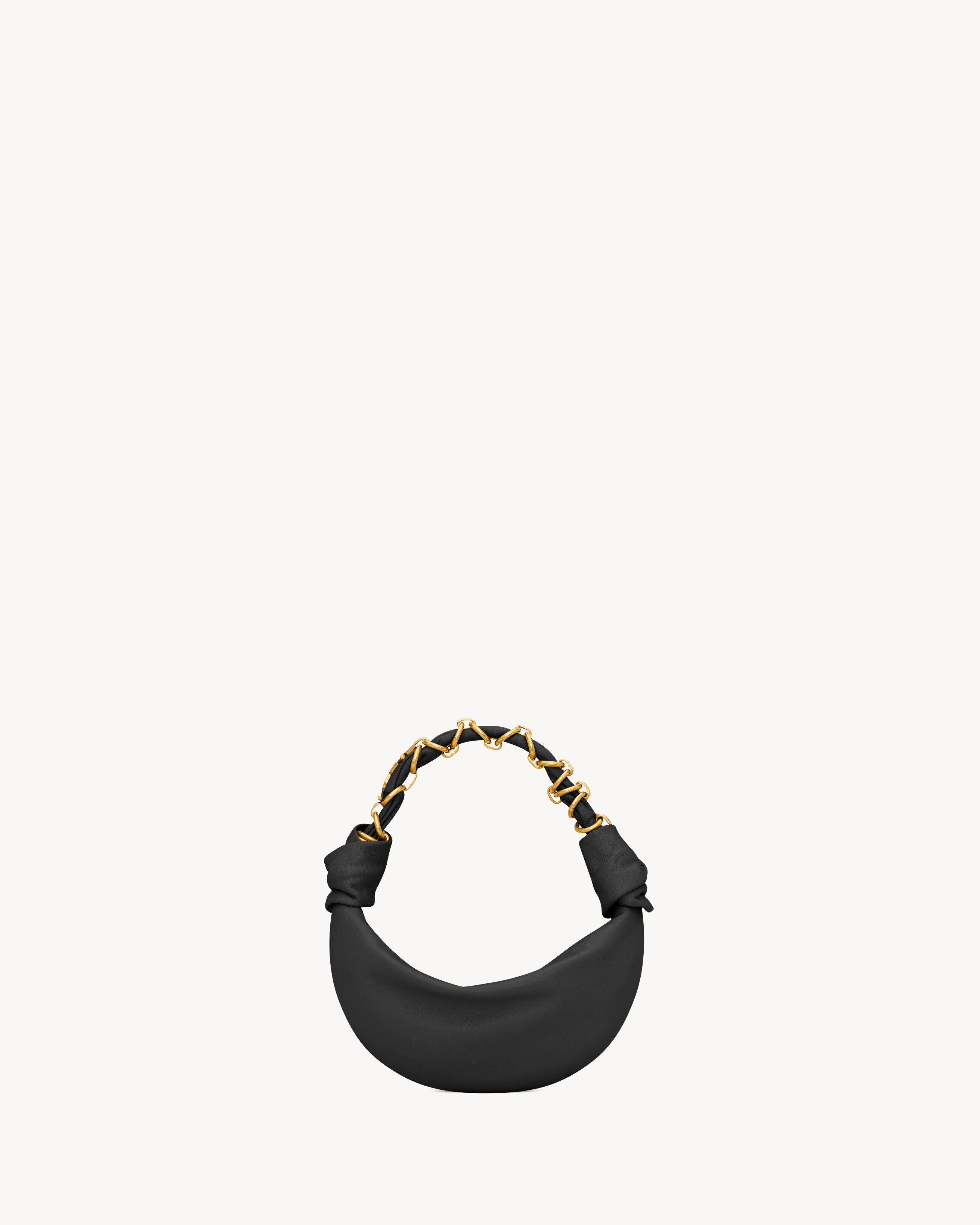 

Мини-версия сумки-хобо AMALIA Saint Laurent, черный