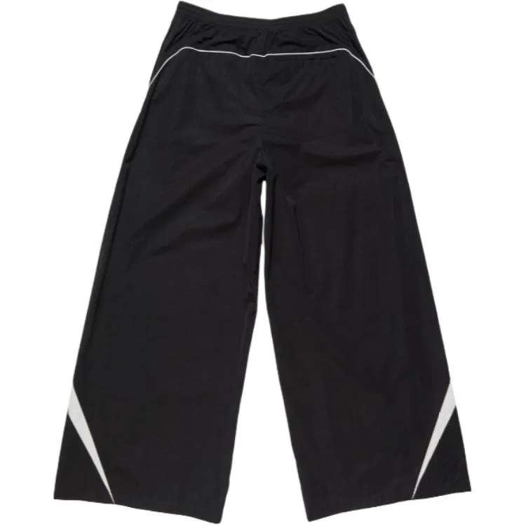 Брюки из органического хлопка с панелями Acne Studios, Black — фото 3