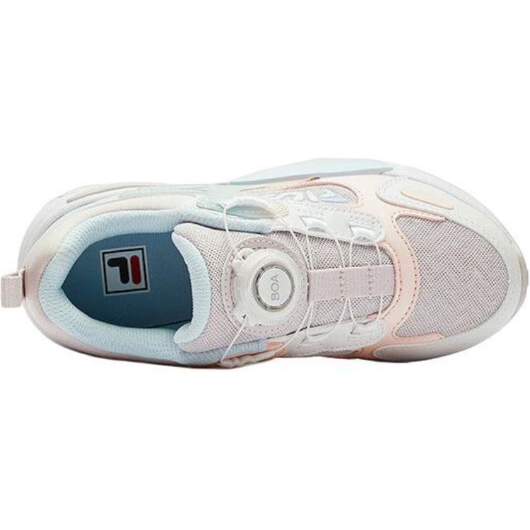 Кроссовки для бега BOA для детей дошкольного возраста FILA KIDS, серый/фиолетовый/белый — фото 3