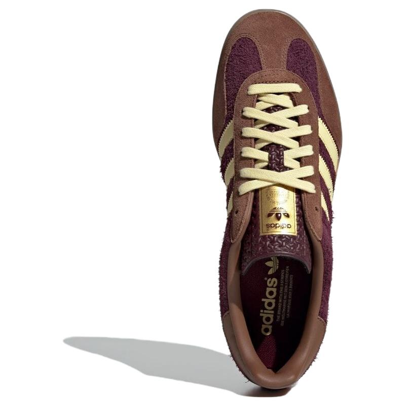 Adidas Gazelle Indoor Бордовый Почти Желтый Adidas Originals, Коричневый Желтый — фото 4