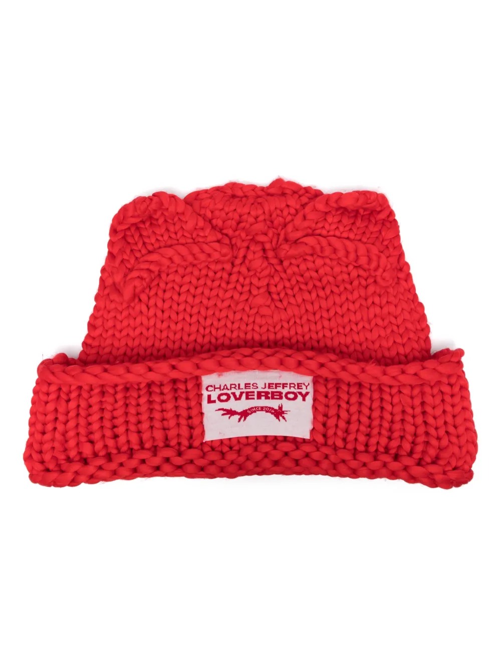 

Шапка бини Supa Massive Charles Jeffrey Loverboy, красный