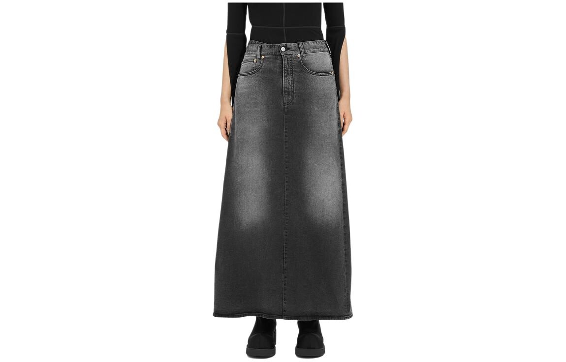 

Джинсовое платье женское черное Mm6 Maison Margiela