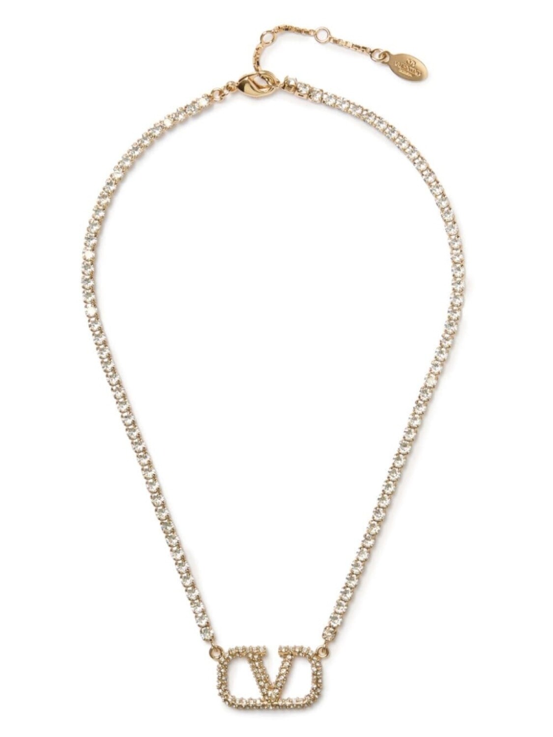 

Колье с логотипом VLogo Signature Valentino Garavani, золотой