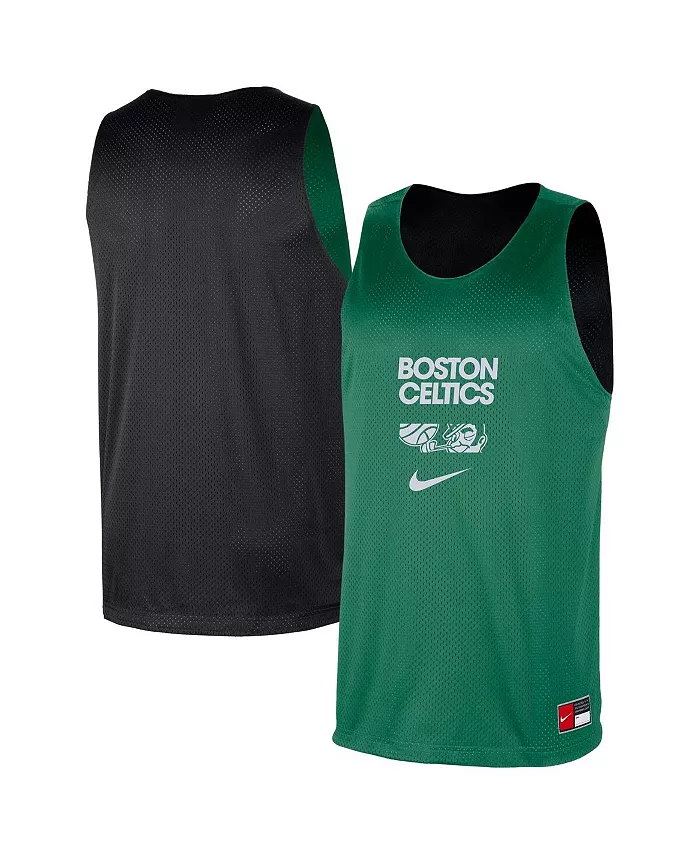 

Мужская реверсивная сетчатая тренировочная футболка Kelly Green/Black Boston Celtics Courtside Nike