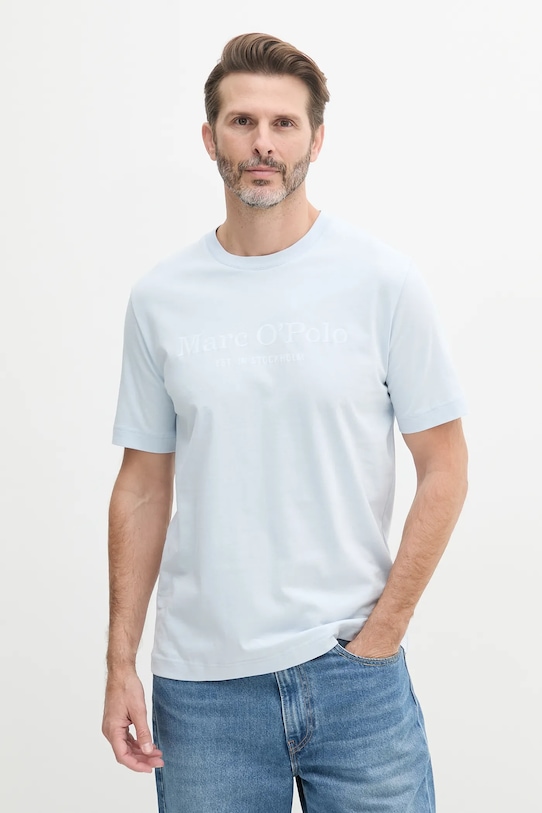 

Хлопковая футболка Marc O'Polo, синий