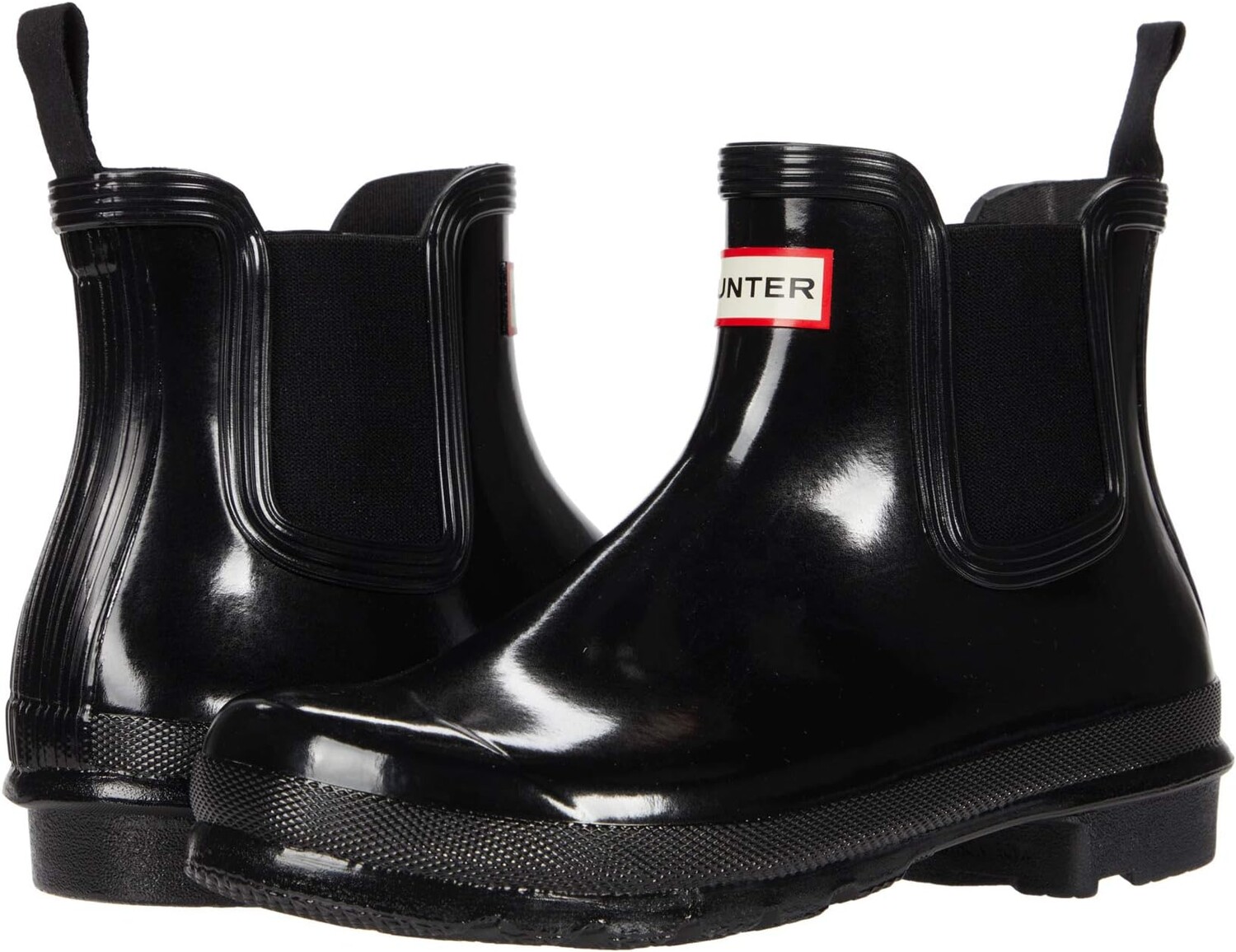 Сапоги резиновые Hunter Original Chelsea Gloss, черный