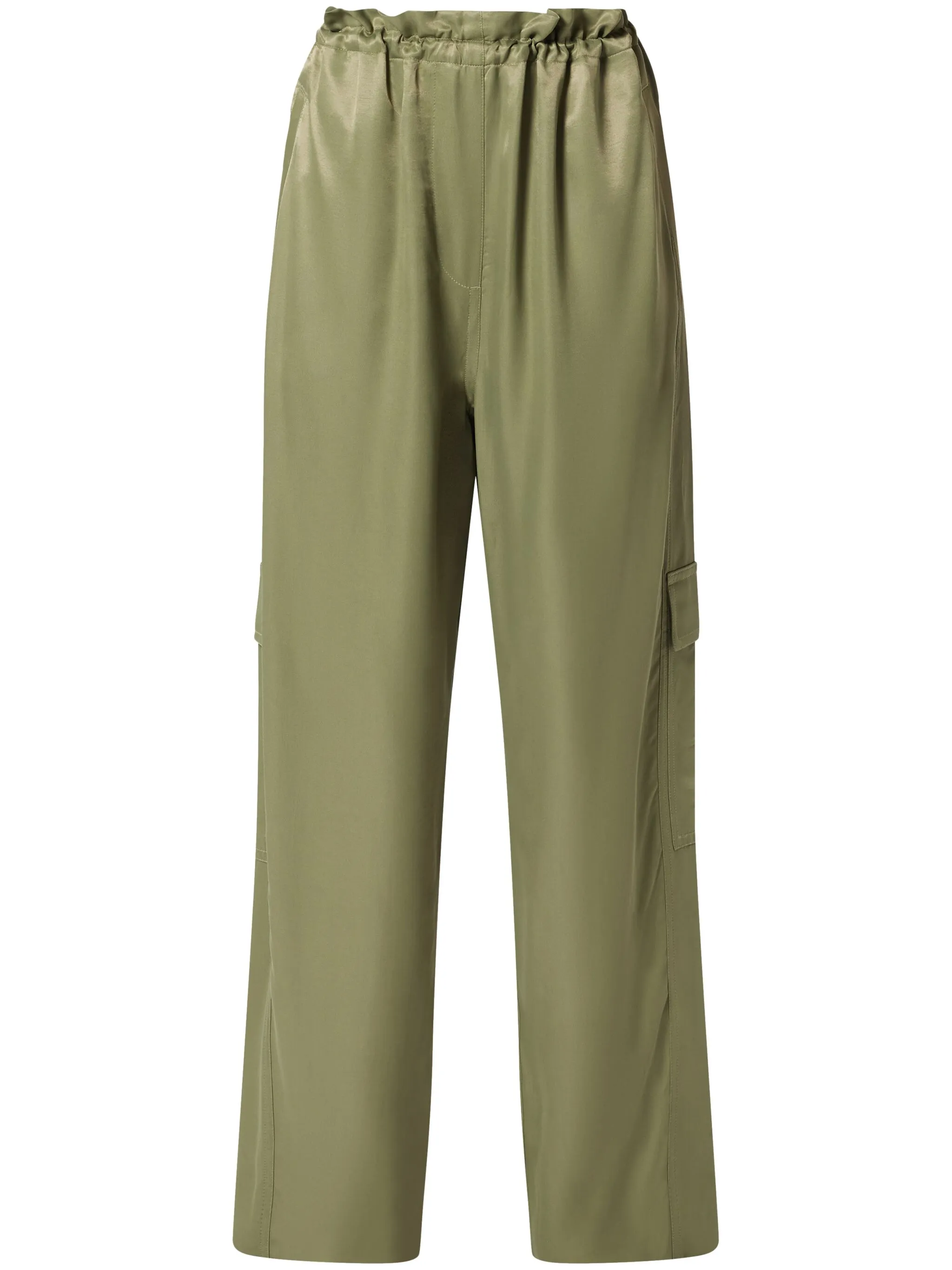 

Атласные брюки карго Lacoste, зеленый