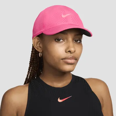 

Бейсболка Nike Dri-FIT ADV Club Unstructured Tennis Cap, цвет Aster Pink/Hot Punch