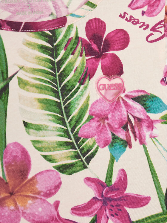 Летнее платье стандартный крой K5GK14 K6YW4 Guess, мультиколор — фото 3