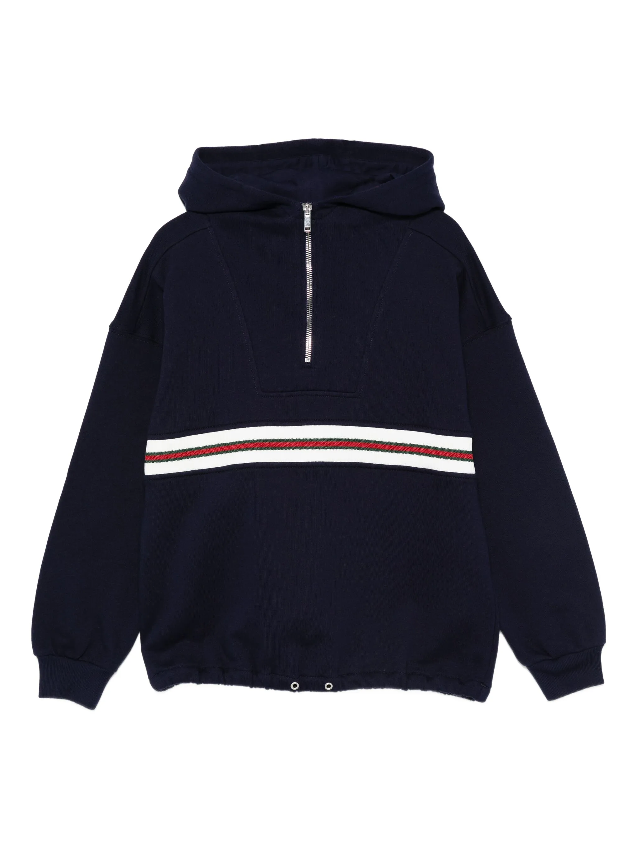 

Худи с воротником на молнии Gucci Kids, синий