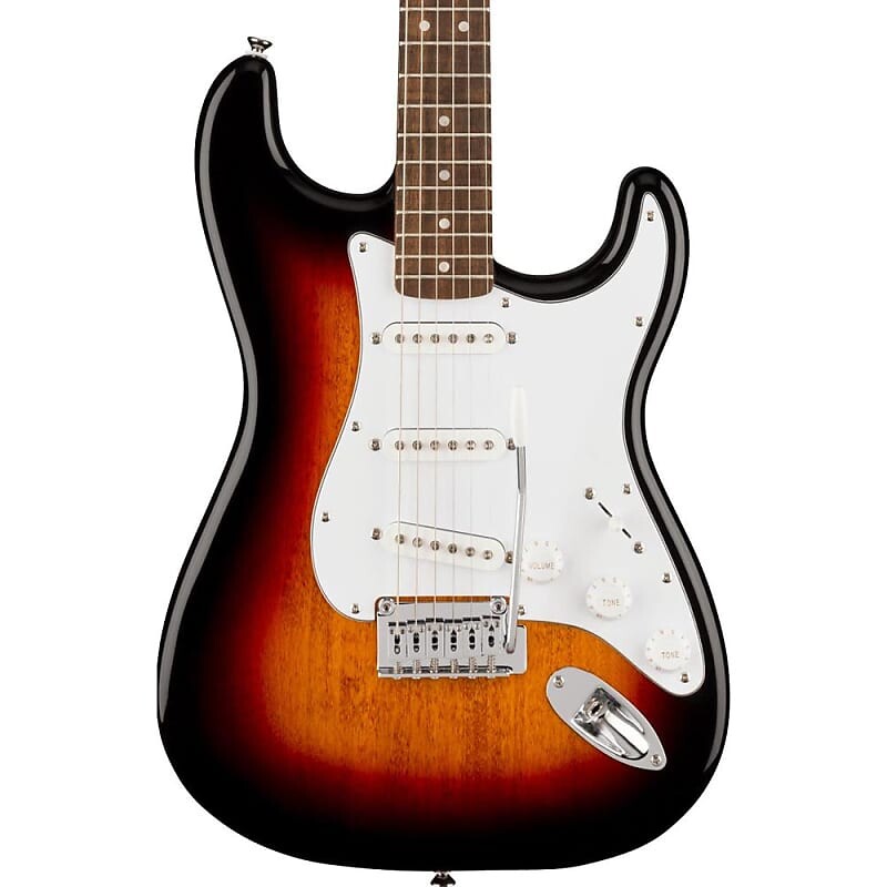 

Электрогитара Squier Affinity Series Stratocaster Laurel, White Pickguard, 3 Color Sunburst