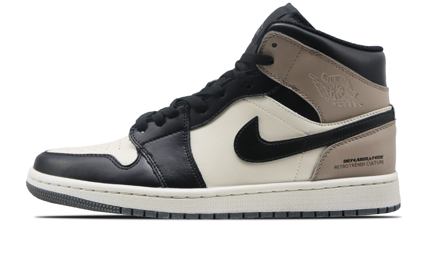 

Jordan Кроссовки Air 1 Vintage мужские Mid top Black/Brown