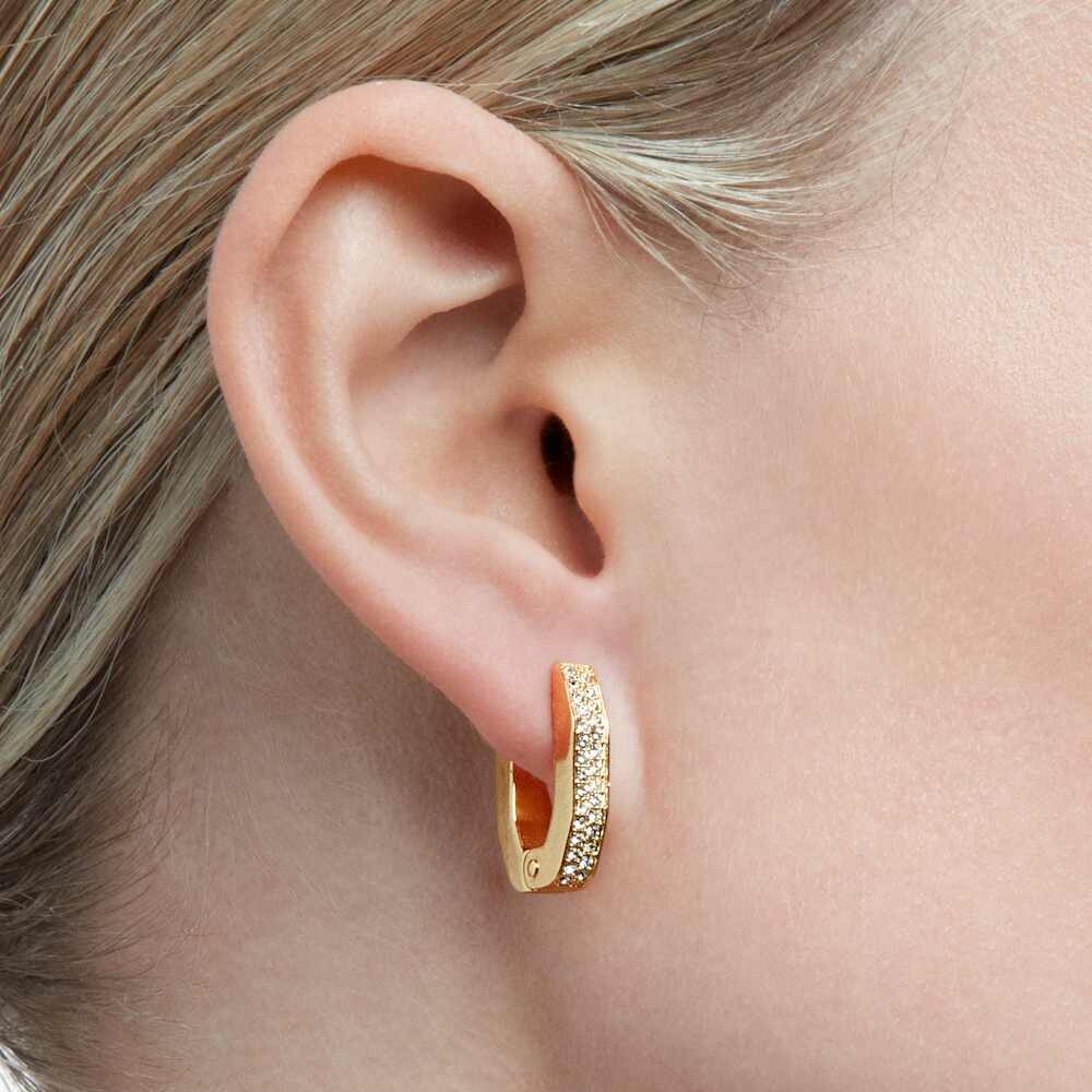 

Серьги-Кольца Dextera Swarovski