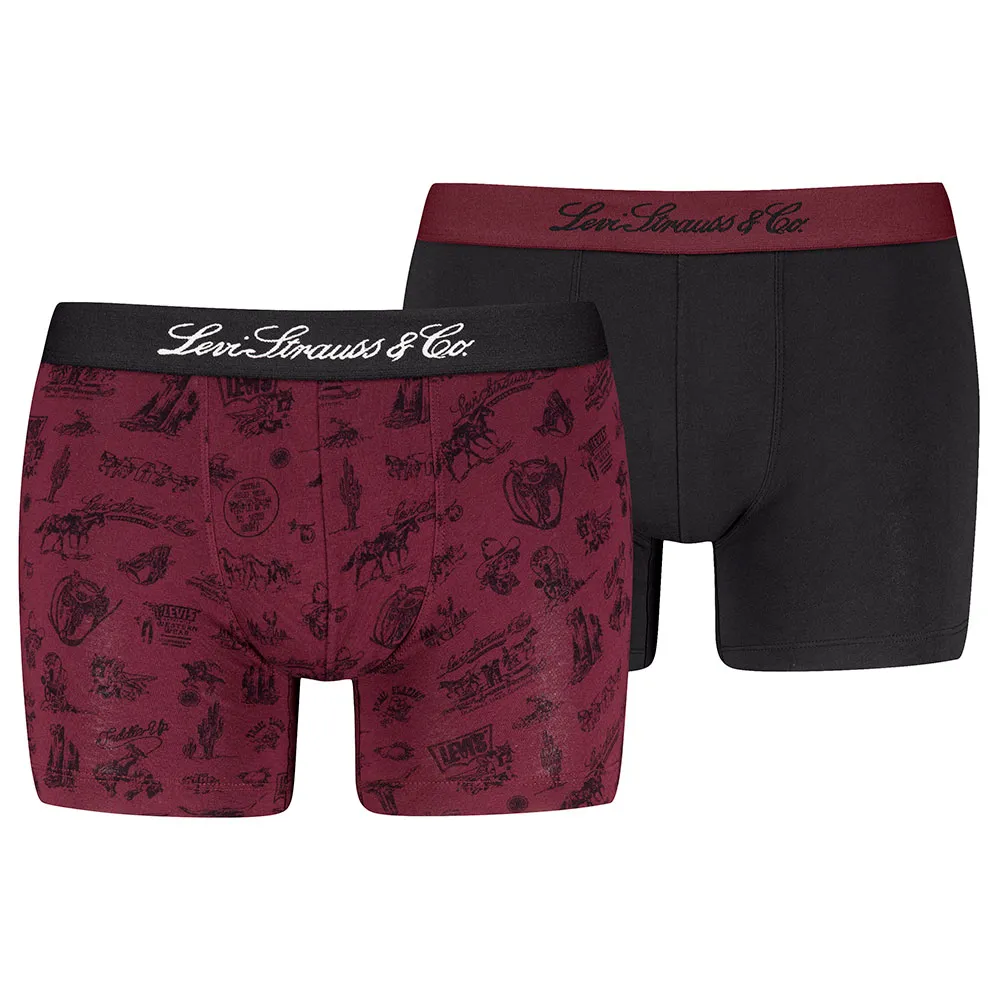 

Боксеры 2 шт Levi's Western Icon Brief boxers 2 units, красный