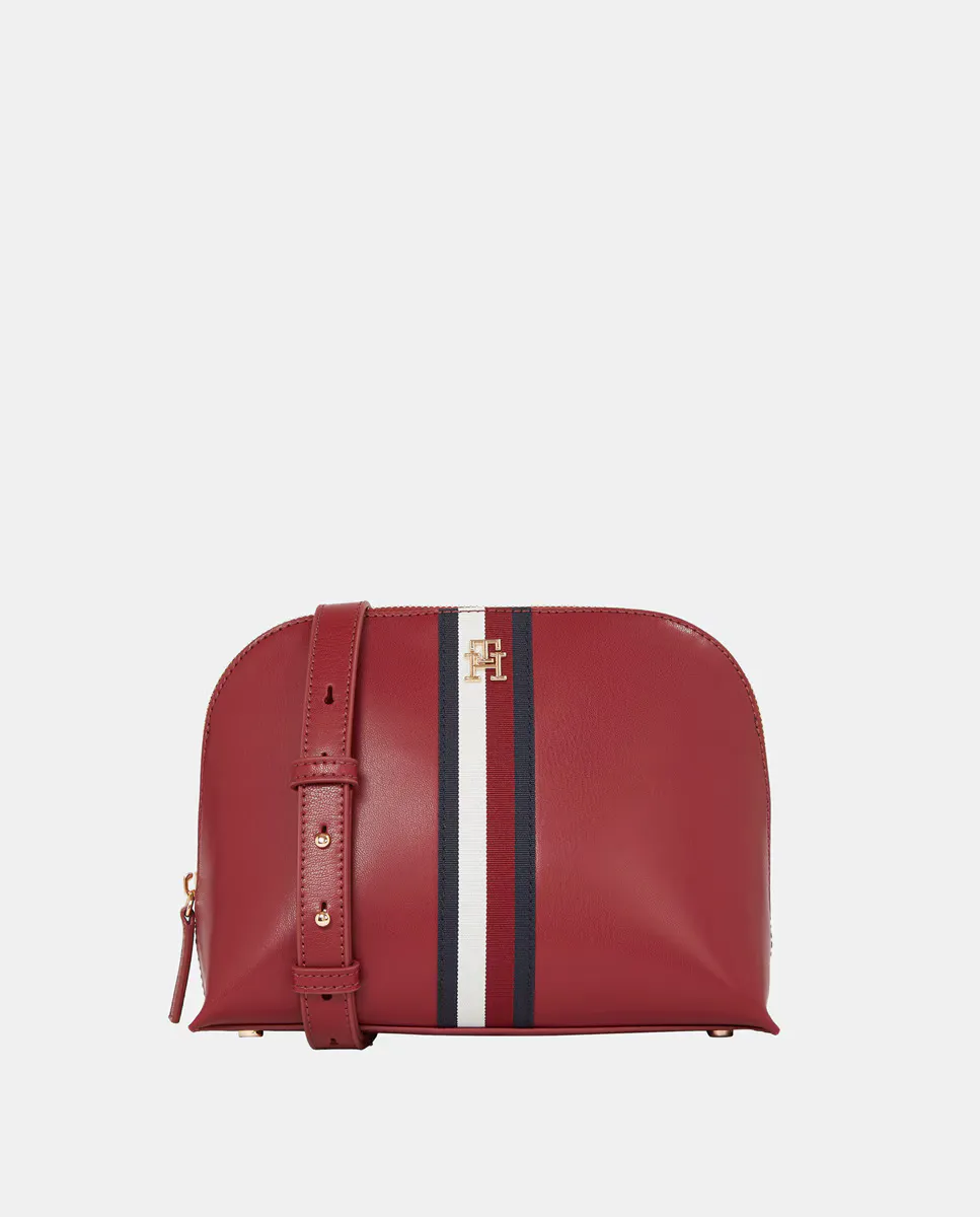 

Сумка через плечо с центральными полосками Tommy Hilfiger, красный
