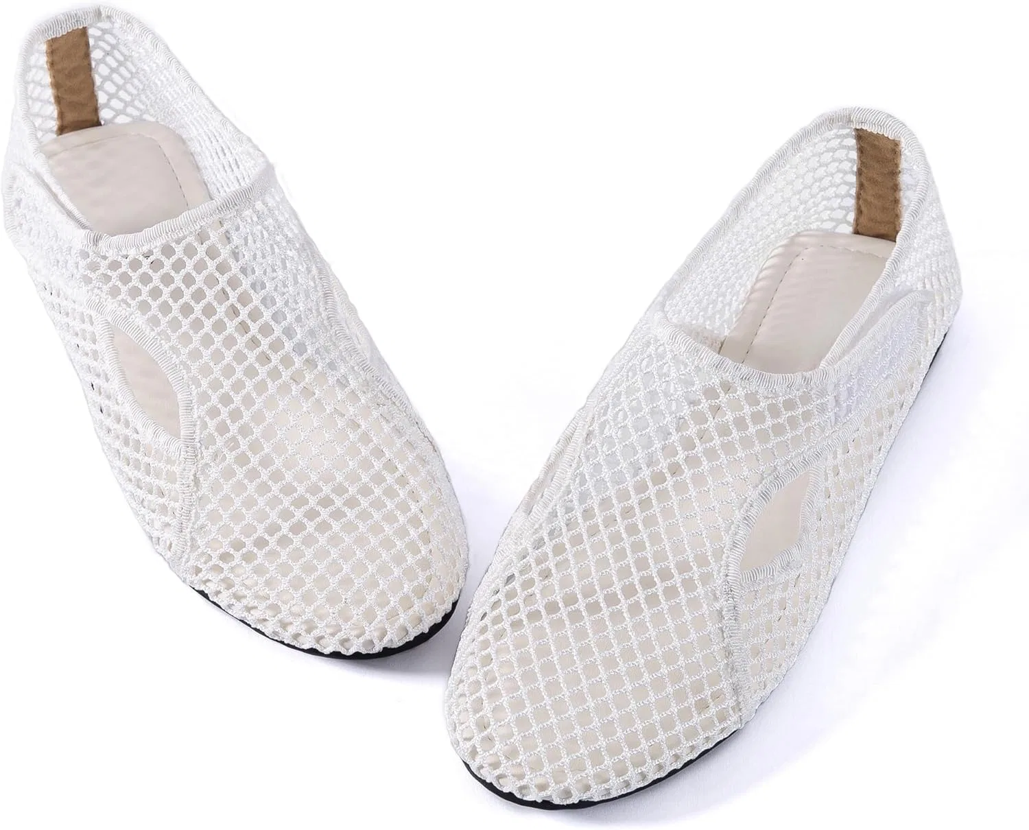 Мокасины Mesh Slip-On, дышащие летние, N.N.G, белый — фото 3