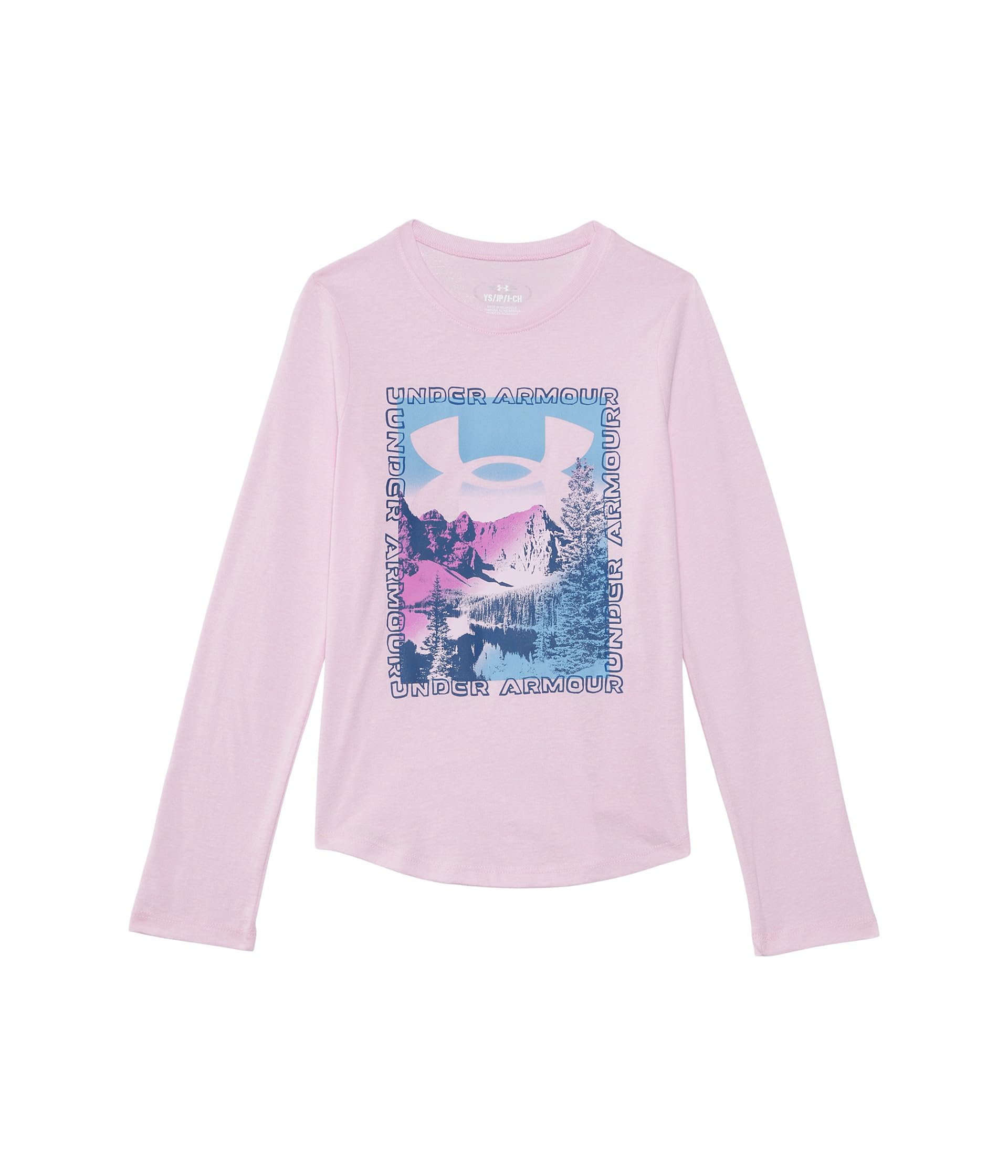

Футболка Under Armour Kids Ua Lookout View Long, цвет Stellar Pink