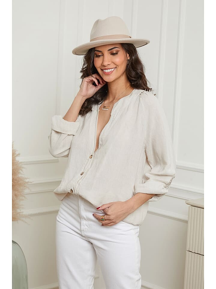 

Блуза Le Monde du Lin Barcelona, бежевый