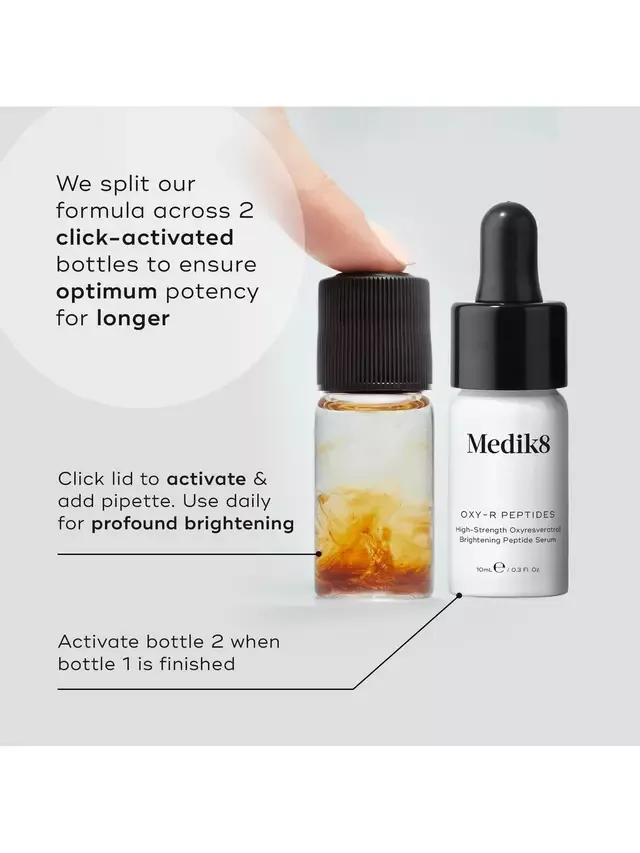 Сыворотка Medik8 — Осветляющая с пептидами оксиресвератрола Oxy-R Peptides высокой концентрации, 10 мл — фото 4