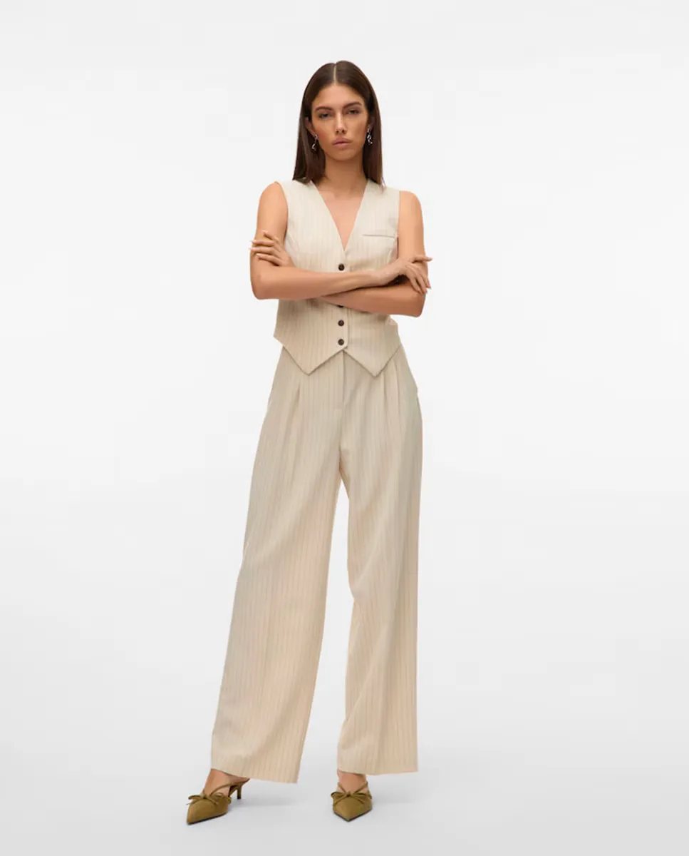 

Женские широкие брюки Vero Moda, белый
